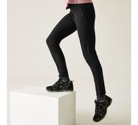 Regatta Pentre Stretch Isoflex Durable Water Repellent Part Elasticated Waist 2 Zipped Pockets Trousers - Black, 16
