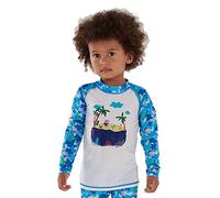 Regatta Peppa Pig Baby George Pig Rash Suit (6-12 Months) (Cool Aqua/White), Cool Aqua/White