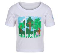 Regatta Peppa Pig 'Peppa Tee' Raised Graphic Print T-Shirt White