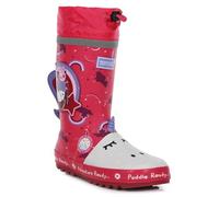 Regatta Peppa Pig Puddle Wellies Winterberry Unicorn, Size: UK Infant 5