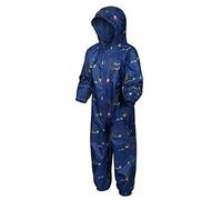 Regatta Peppa Pig Unisex Children's Waterproof and Breathable Pobble Rain Suit with Hood and Reflective Stripes, 12 Months