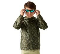 Regatta Printed Lever Ii Jacket Green 5-6 Years Girl