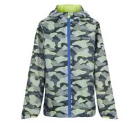 Regatta Printed Lever Ii Kids Dark Storm Camo, Black, 7-8 Years