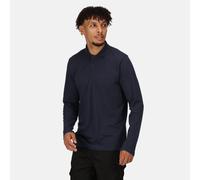 Regatta Professional Mens Pro 65/35 Classic Long Sleeve Polo Shirt - Perfect for Workwear or Casual Seal Grey