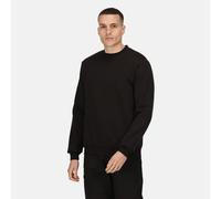 Regatta Pro Black Men's Polycotton Crew-neck Work Sweatshirt #trf686