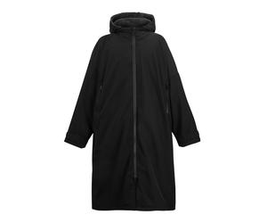 Regatta Pro black/slate grey waterproof fleece lined hooded changing robe TRW606