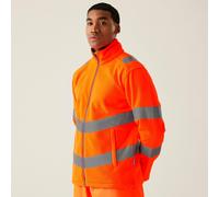 Regatta Pro Contract Thor high visibility orange waterproof work fleece