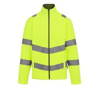 Regatta Pro Contract Thor high visibility yellow waterproof work fleece