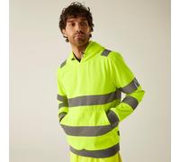 Regatta Pro High Visibility Yellow Hoodie Work Hooded Sweatshirt