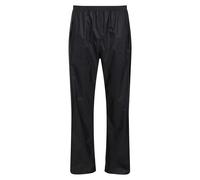 Regatta Pro Mens Packaway Waterproof Breathable Overtrousers (Black) - Size 3XL