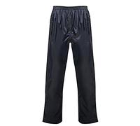 Regatta Pro Mens Packaway Waterproof Breathable Overtrousers (L) (Navy)