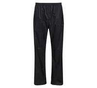 Regatta Pro Packaway Black Men's Waterproof Breathable Over-trouser #TRW348
