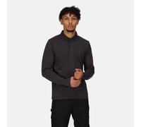 Regatta Mens Long Sleeve Polo Shirt Pro 65/35 Classic – Workwear/Casual – Seal Grey