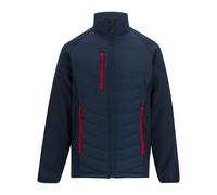 Regatta Pro Universal navy blue/red water repellent jacket TRA958