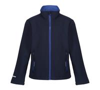 Regatta Professional Childrens/Kids 2 Layer Soft Shell Jacket - Navy/New Royal - 11-12 Years - Navy/New Royal