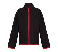 Regatta Professional Boys Full Zip Micro Fleece Jacket, Black, 7-8 Years EU