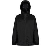 Regatta Professional Boys Kids' Packaway Waterproof Pack It Rain Jacket, Black, 34 EU