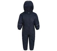 Regatta Professional Boy's Splash It Waterproof Rain Suit Rainsuit, Navy, 12-18 Months