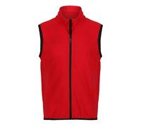 Regatta Professional Childrens/Kids Microfleece Body Warmer - Classic Red - 3-4 Years - Classic Red - 100% Recycled Polyester