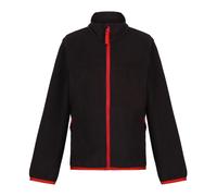 Regatta Professional Kids Microfleece Full Zip Fleece Jacket - Black - 9-10 Years - Black - 100% Recycled Polyester