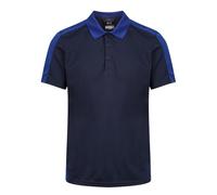 Regatta Professional Contrast Coolweave Wicking Polo Shirt, Nvy/NewRoyal, XS