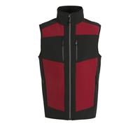 Regatta Professional Men's E-Volve 2 Layer Softshell Bodywarmer Classic Red Black, Size: Xxl