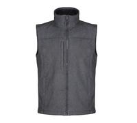 Regatta Flux black men's water-repellent quick-dry softshell bodywarmer #TRA788