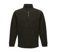 Regatta Mens Great Outdoors Unisex Thor Overhead Half Zip Anti-Pill Fleece Sweater (170 GSM) - Black - Size Small