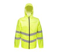 Regatta TRW497 20095 Professional Hi-Vis Waterproof and Windproof Pack away Jacket, Yellow, XXXL