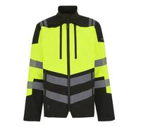 Regatta Professional Hi-Vis X-Pro 3 Layer Softshell Detachable Hood 6 Pockets