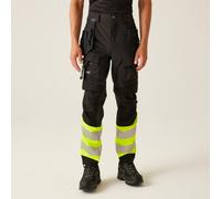 Regatta Professional Hi-Vis X-Pro Stretch Holster Trousers - Class 1 Black