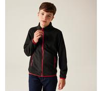 Regatta Professional Kids Long-Lasting Full Zip Micro Fleece Black, Size: 9-10 Years