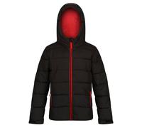 Regatta Professional Kids Thermal Padded Jacket - Black/Classic Red - 5-6 Years - Black/Classic Red - 100% Polyester