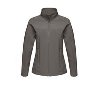 Regatta Womens Ladies Uproar Softshell Wind Resistant Jacket - Grey - Size 12 UK
