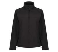 Regatta Womens Ladies Uproar Softshell Wind Resistant Jacket - Black - Size 10 UK