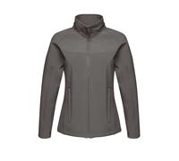 Regatta Womens Ladies Uproar Softshell Wind Resistant Jacket - Grey - Size 14 UK