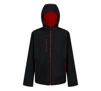 Regatta Professional Mens 2 Layer Soft Shell Jacket - Black/Classic Red - 4XL - Black/Classic Red - 100% Mixed