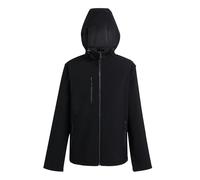 Regatta Professional Mens 2 Layer Soft Shell Jacket - Black/Seal Grey - XXL - Black/Seal Grey - 100% Mixed