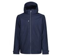 Regatta Mens Erasmus 4 in 1 Soft Shell Jacket (Navy) - Size Small