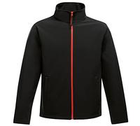 Regatta Professional Mens Ablaze Printable Softshell Jacket, Black/Classic Red, XL EU
