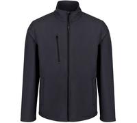 Regatta Professional Mens Ablaze Three Layer Soft Shell Jacket (Seal Grey/Black) - Size 3XL