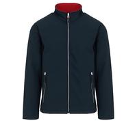 Regatta Professional Mens Ascender 250 Full Zip Fleece, Navy/Red, XL EU