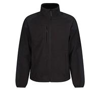 Regatta Professional Mens Broadstone Wind Resistant Full Zip Fleece Jacket, Black, XL EU