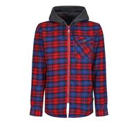 Regatta Professional Mens Checked Jacket - Classic Red - L - Classic Red - 100% Cotton