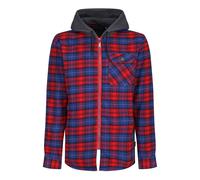 Regatta Professional Mens Checked Jacket - Classic Red - M - Classic Red - 100% Cotton