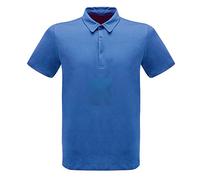 Regatta Professional Mens Classic Polo Shirt, 3 Buttons - Perfect for Work or Casual Wear Blue/Navy