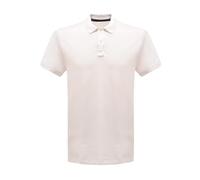Regatta Professional Mens Classic Polo Shirt, 3 Buttons - Perfect for Work or Casual Wear White