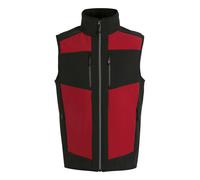 (XS, Classic Red/Black) Regatta Mens E-Volve Colour Block Softshell Body Warmer