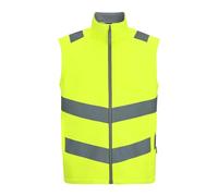 Regatta Professional Mens Contract Ablaze Softshell Hi-Vis Pro Bodywarmer, Yellow, XL UK