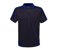 Regatta Professional Mens Contrast Coolweave Polo Shirt - Navy/New Royal - XXXL - Navy/New Royal - 100% Polyester